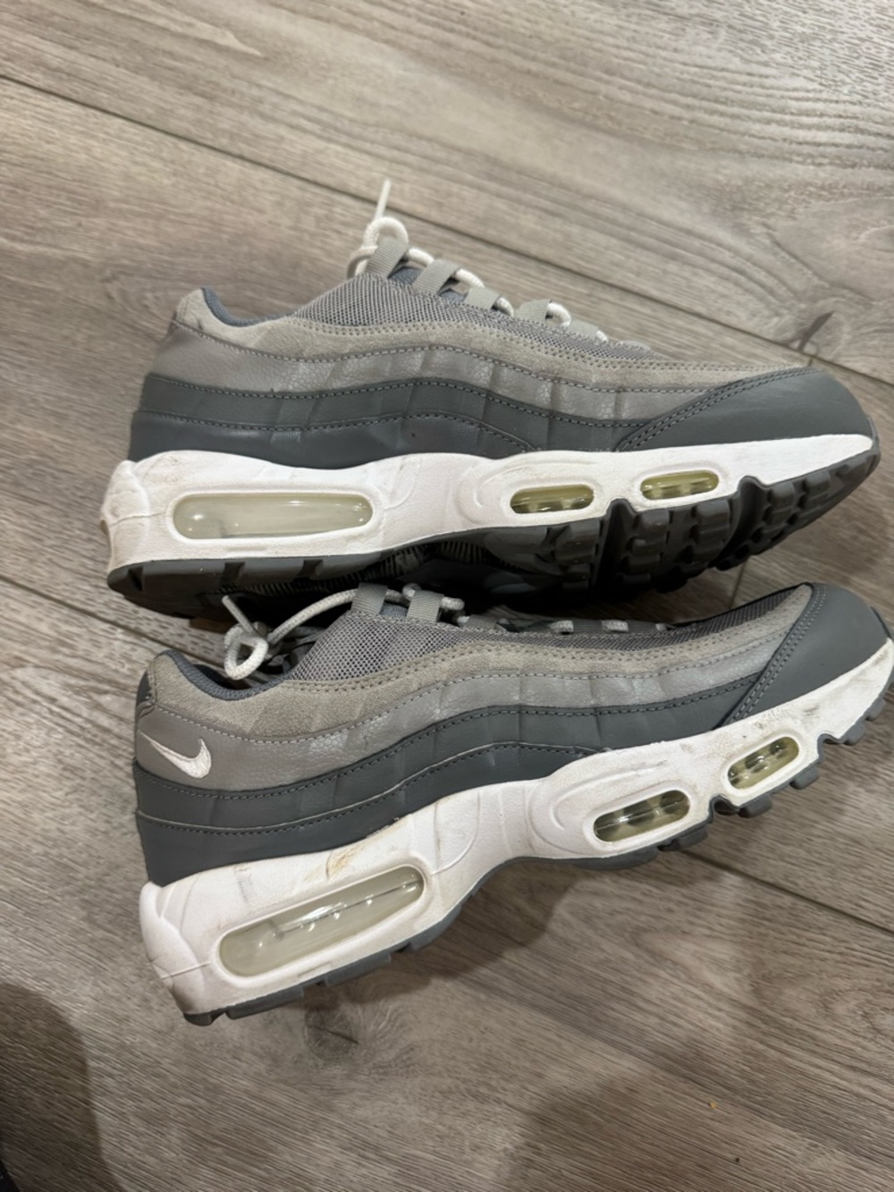 Nike Air Max 95 Grey and White Sneakers